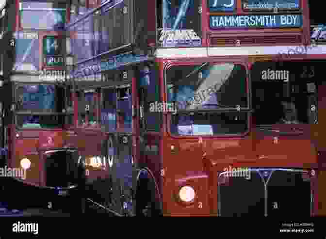 A Blue AEC Routemaster Bus In London's West End During The 1980s London S West End Buses In The 1980s