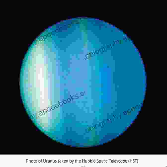 A Blue And Banded Image Of The Planet Uranus Taken From Space Big Of The Cosmos For Kids: Our Solar System Planets And Outer Space (Books For Kids Series)