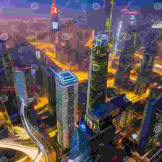 A Futuristic Cityscape, Shrouded In Darkness, With Towering Skyscrapers And Neon Lights. HYPER SCAPE #3: Shadow Rising Part 1