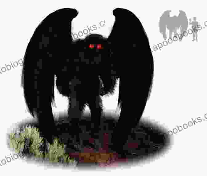 A Haunting Image Of The Mothman, A Legendary Creature With Glowing Red Eyes And Massive Wings Haunted Tennessee: Ghosts And Strange Phenomena Of The Volunteer State (Haunted Series)