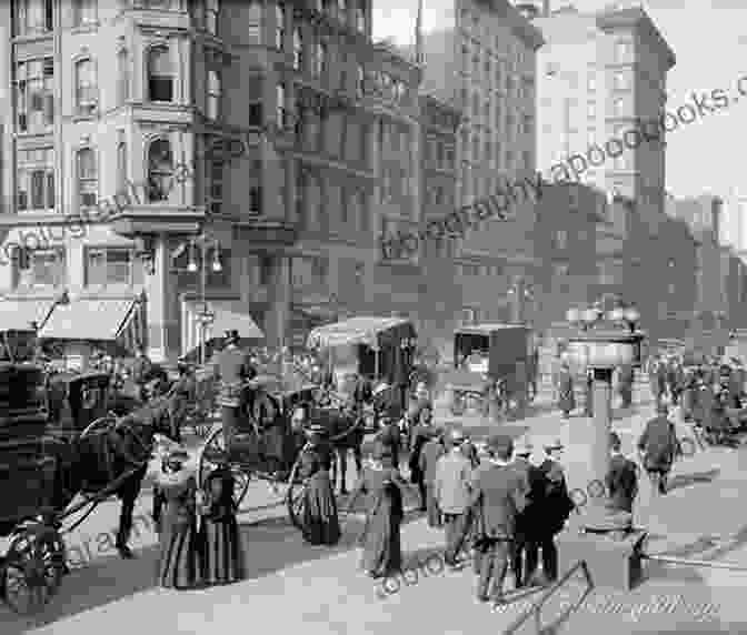 A Lively Street Scene In Columbus During The 1910s, Bustling With Pedestrians And Horse Drawn Carriages. Forgotten Columbus (Images Of America)