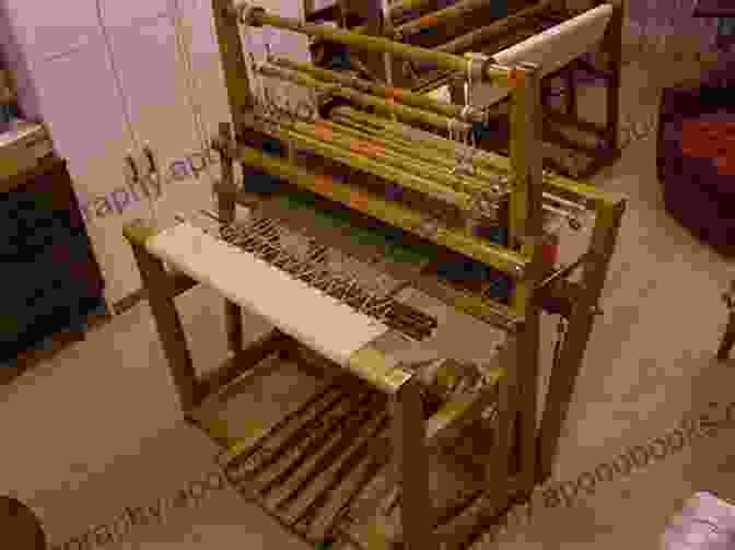 A Loom With Warp Threads Stretched Taut, Ready For Weaving Weaving Crochet Ideas: How To Make Weaving Crochet Ideas For Beginners: Weaving Crochet Guide