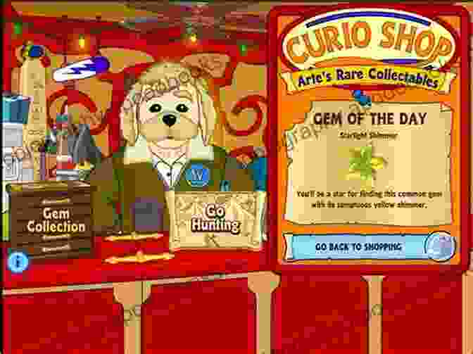 A Screenshot From The Webkinz Recipes Kinzcash Tips And Gem Hunt Secrets Book, Featuring A Map With Gem Locations Webkinz(R) Recipes KinzCash Tips And Gem Hunt Secrets