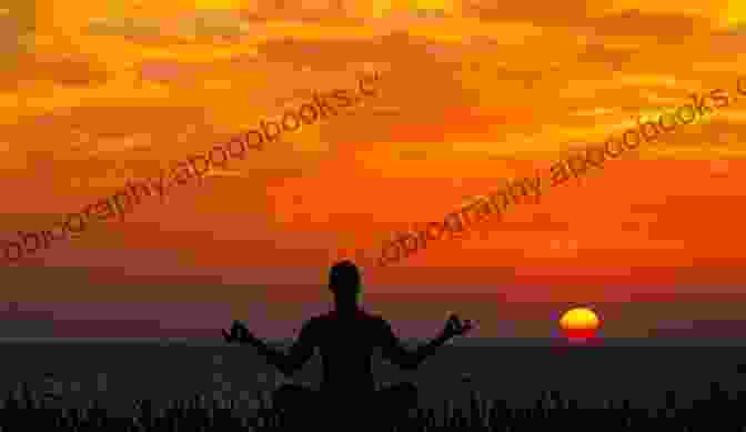 A Serene Image Of A Person Meditating By The Ocean, With The Sun Setting On The Horizon. Reflections On Blue Water: Journeys In The Gulf Of Naples And In The Aeolian Islands