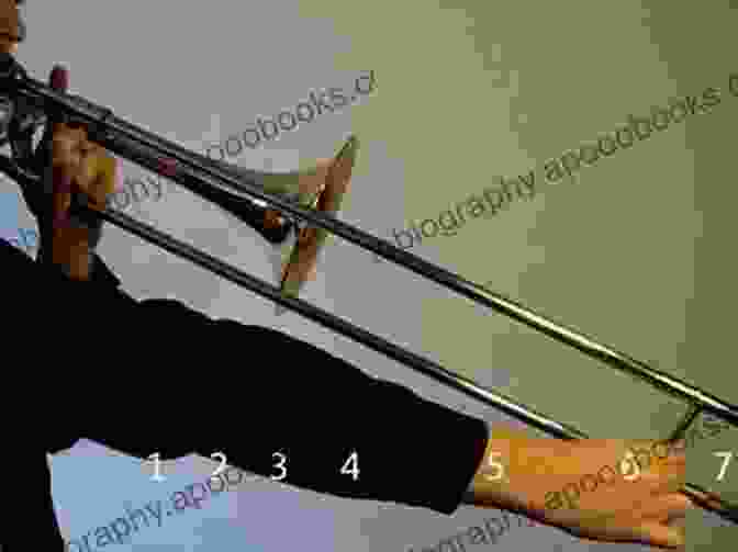 A Slide Trombone In Flat Position With A Detailed View Of The Slide Mechanism Method For Slide Trombone In B Flat