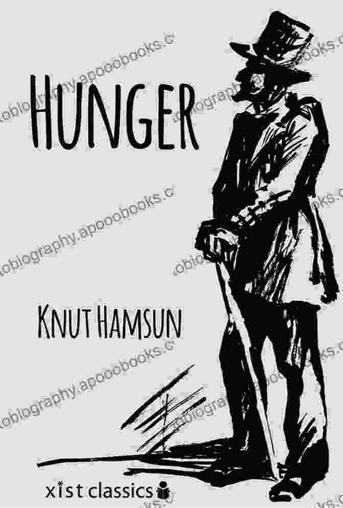 Book Cover Of 'Hunger' By Knut Hamsun, Featuring A Silhouette Of A Man In Profile Against A Backdrop Of Swirling Clouds. Hunger Knut Hamsun