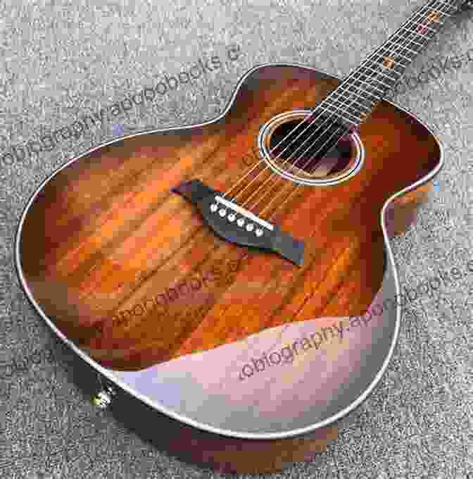 Close Up Of An Acoustic Guitar, Showing Its Wooden Body, Strings, And Intricate Fretwork. Folk Songs From The Appalachian Mountains For Acoustic Guitar