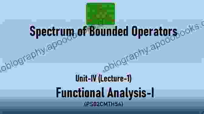 Diagram Of Bounded Operators Recent Advances In Operator Theory And Operator Algebras