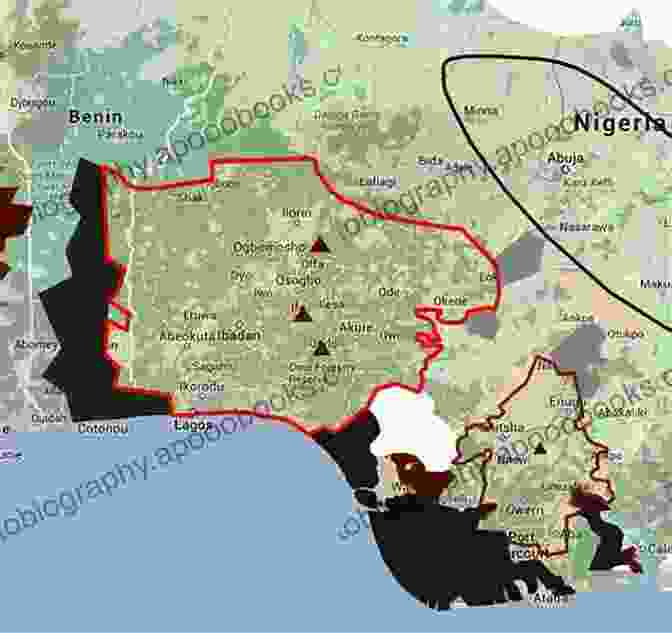 Map Of The Yoruba Civilization From The Yoruba New History Book The Yoruba: A New History