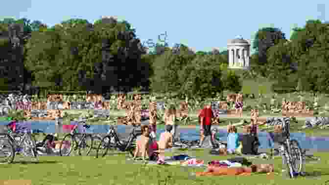 People Enjoying A Sunny Day In The Englischer Garten, One Of Munich's Largest Parks. Mobile Munich Aimee Seu