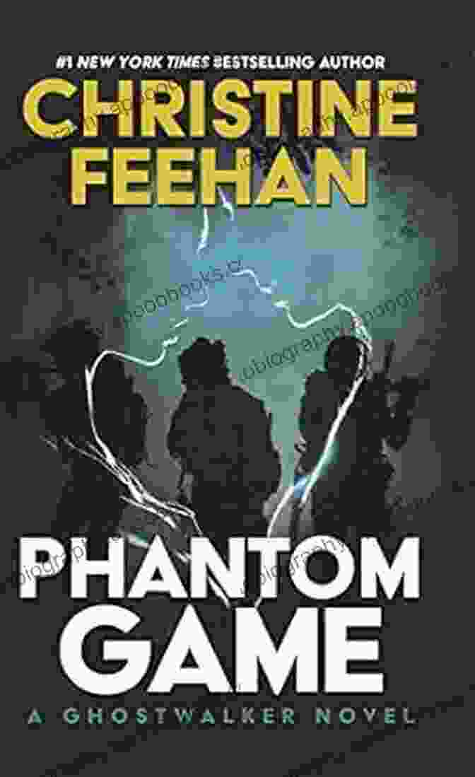 Phantom Game: Ghostwalker Novel 18 Book Cover Featuring A Shadowy Figure On A Desolate Road Phantom Game (A GhostWalker Novel 18)