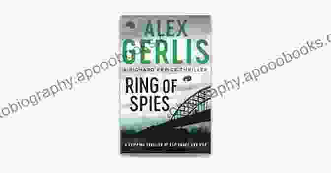 Ring Of Spies Book Cover: A Shadowy Figure In A Dimly Lit Room, Surrounded By Cryptic Symbols Ring Of Spies (The Richard Prince Thrillers 3)