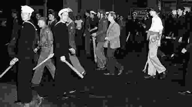 Riot Police Trying To Disperse A Crowd During The Zoot Suit Riots The Zoot Suit Riots: The Psychology Of Symbolic Annihilation (CMAS Mexican American Monograph 8)