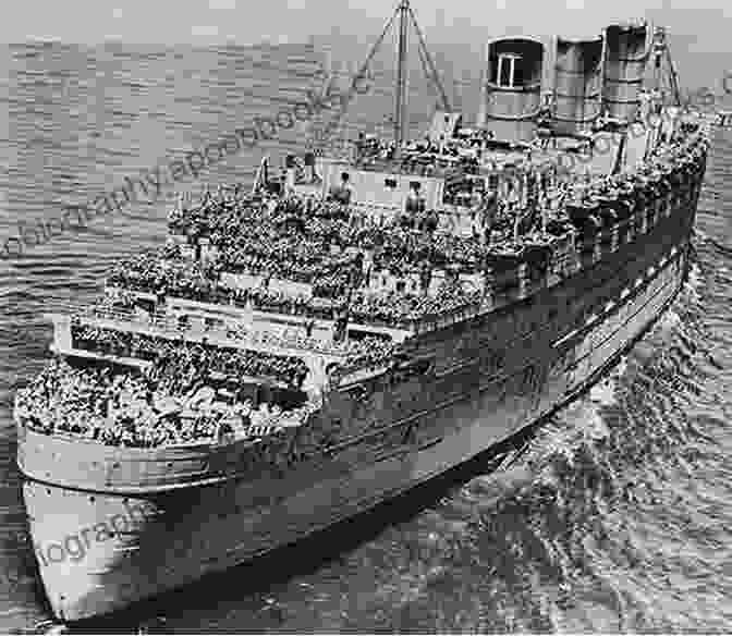 RMS Queen Mary During World War II, Camouflaged And Serving As A Troopship, Transporting Thousands Of Soldiers Across The Atlantic. RMS Queen Mary Manual Gary Chambers