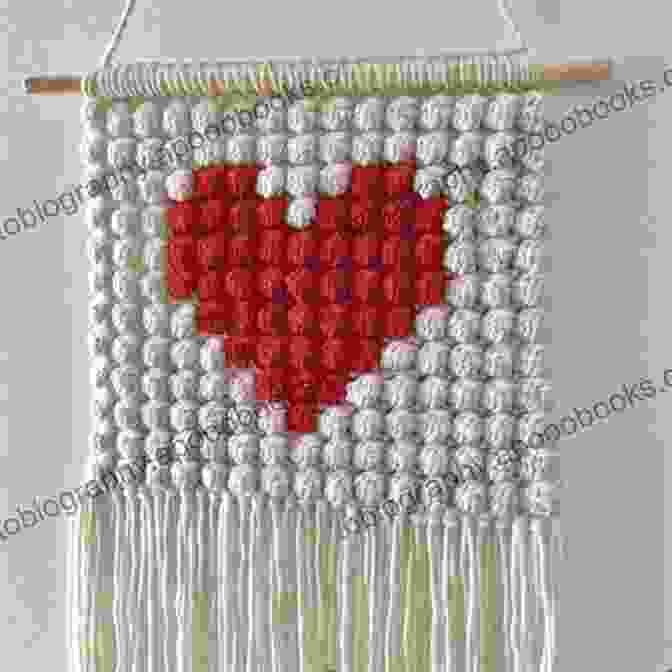 Valentine's Day Wall Hanging Filet Crochet Pattern Filet Crochet Patterns Crochet Wall Decor Crochet Home Decor Valentines Day Decor